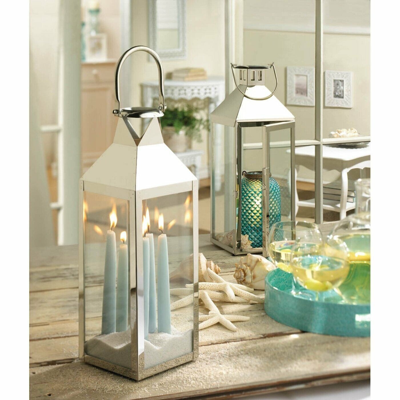 Stainless steel hurricane lantern online