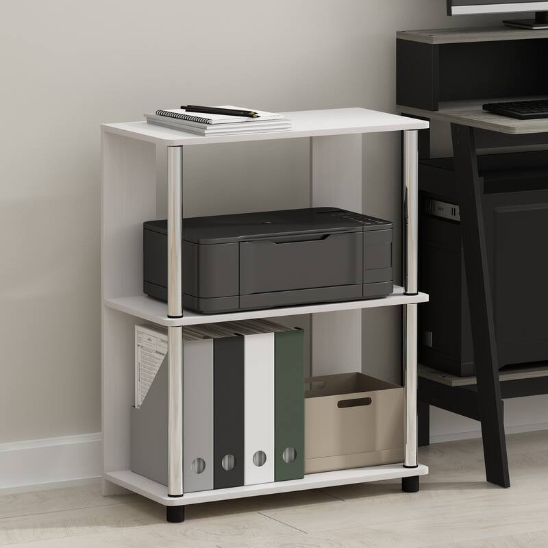 Furinno JAYA Simple Design Bookcase - White Oak