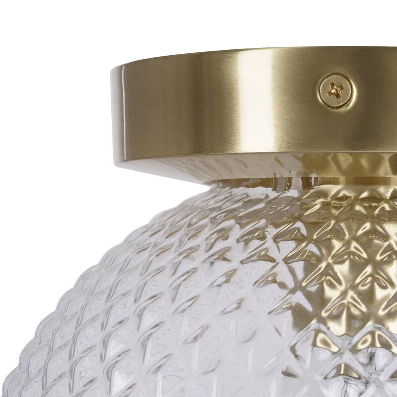 Kenroy Home Prismatic 1-Light Flush Mount