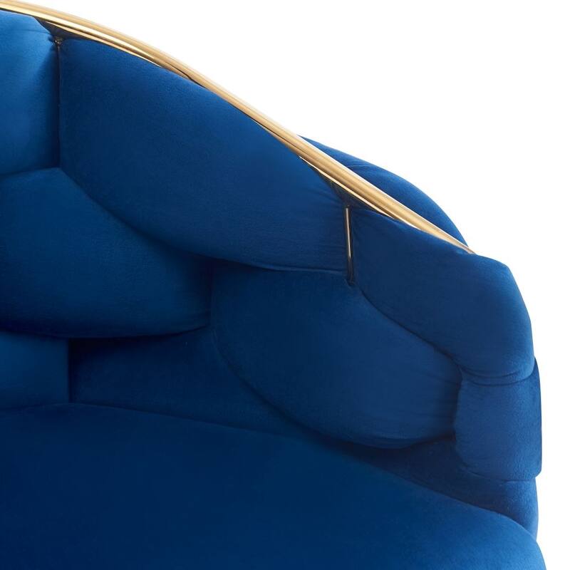 Modern Velvet Handmade Accent Chair