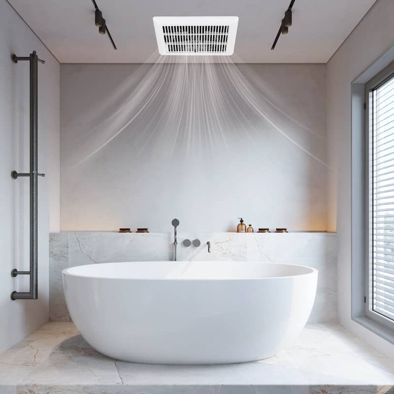 Gymax 80 CFM 1.5 Sones Quiet room Exhaust Fan w/Galvanized Housing&4'' - White