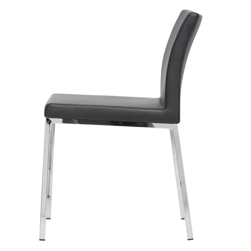 Kahlo Mid-Century Modern Leather Dining Chair