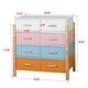 preview thumbnail 7 of 7, Colorful Free Combination Cabinet - 8 Drawer