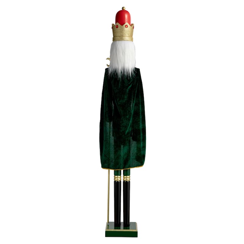 Glitzhome 42"H Wooden Christmas Soldier King Nutcracker