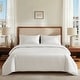 preview thumbnail 1 of 38, Deconovo Bamboo Fiber Satin Bedding Collection Duvet Cover (1 Piece) or Sheet Set (4 Piece) Duvet Cover-King(1-Piece) - White