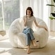 preview thumbnail 46 of 55, Giant Bean Bag Chair,Shell-Shaped Oversized Bean Bag Chair with Fille