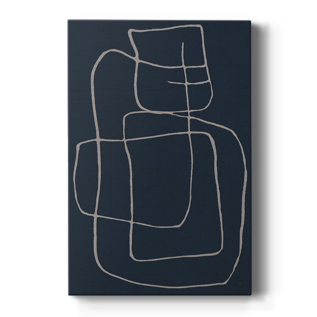 Shapes and Night Sky II Premium Gallery Wrapped Canvas - Ready to Hang