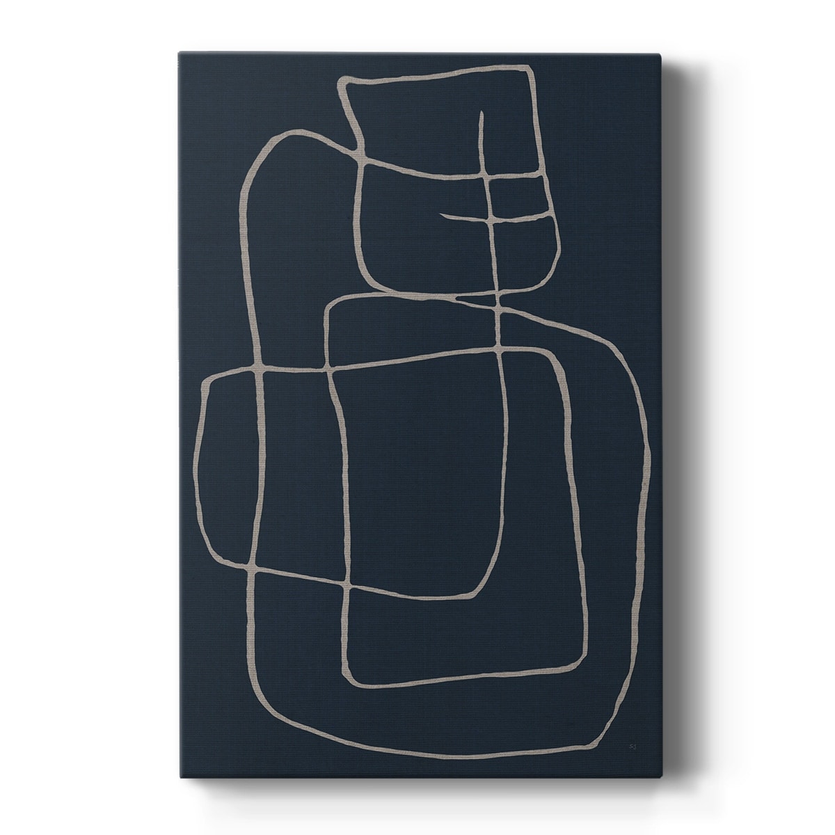 Shapes and Night Sky II Premium Gallery Wrapped Canvas - Ready to Hang