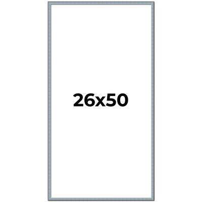 26x50 Frame Rustic Sky Blue Solid Wood Picture Frame | 0.75 Inch