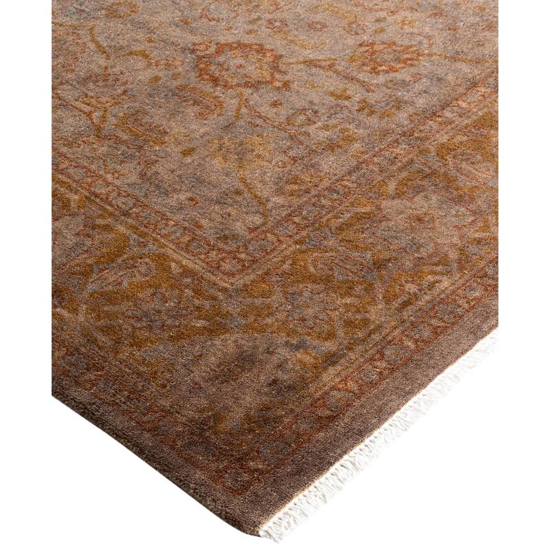 Overdyed One-of-a-Kind Hand-Knotted Area Rug - Beige - 4' 2" x 6' 1"