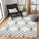 preview thumbnail 4 of 154, SAFAVIEH Adirondack Benilda Modern Geometric Rug 10' x 14' - Light Grey/Black