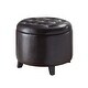 preview thumbnail 41 of 48, Copper Grove Chrysanthemum Round Storage Ottoman