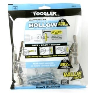 Toggler SnapToggle BB 50 Pezzi Con Viti 1/4-20x2-1/2 – Bulloni A Levetta Per Cartongesso