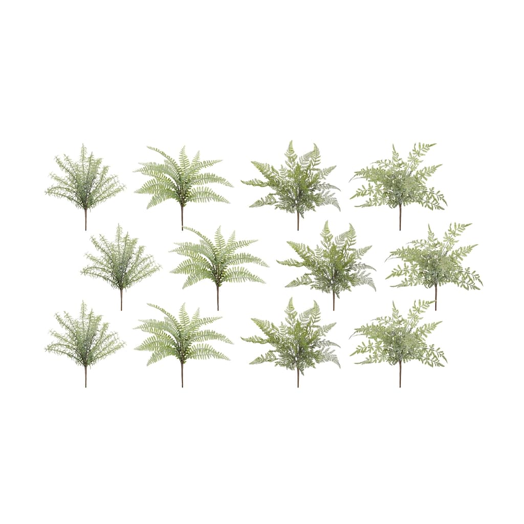 Fern Bush (Set of 12) - 7 x 2 x 16