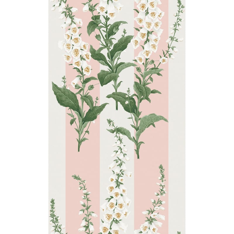 Graham & Brown Foxglove Stripe Powder Wallpaper