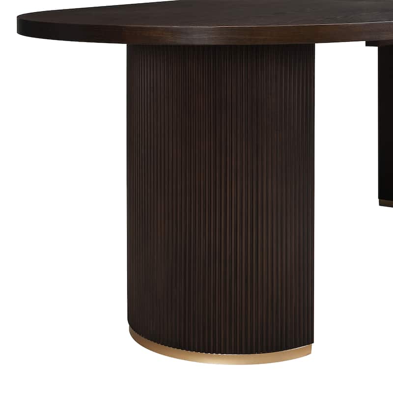 Christopher Knight Home - Eleanor Modern Style Oval Wood Dining Table