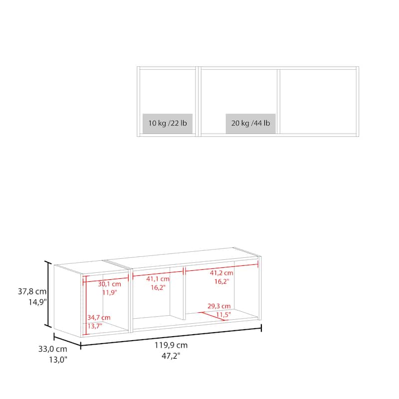 Wall Cabinet with Lift Up Door Cabinet and Open Shelf