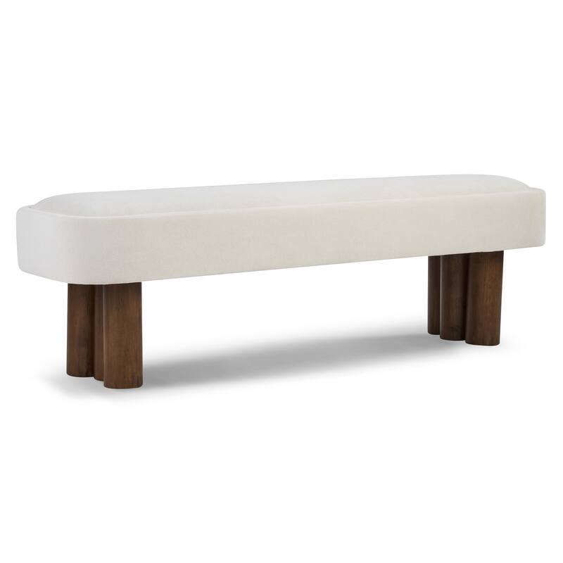 Christopher Knight Home - Modern Upholstered Dining Bench with Padded Seating