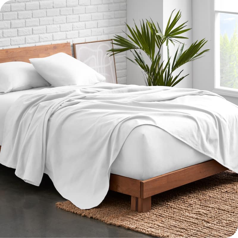 Bare Home Organic Cotton Flannel Sheet Set