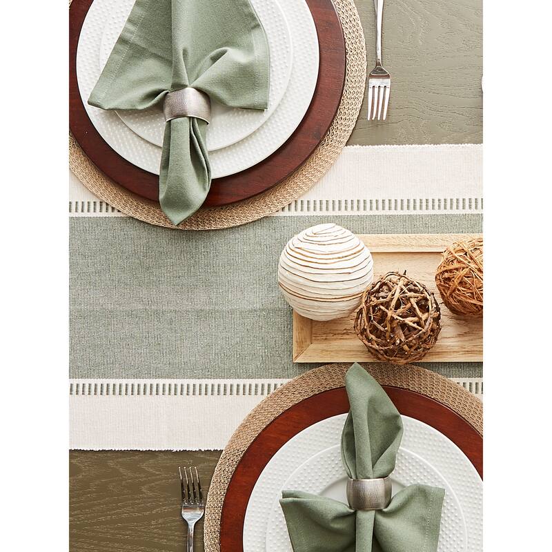 DII Solid Cotton Napkin Set/6
