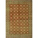 preview thumbnail 1 of 7, Balochi Beornham Rust/Green Rug - 5'6" x 7'8"