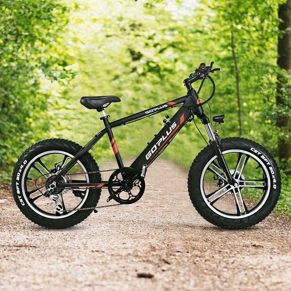 goplus fat tire electric bike