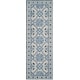 preview thumbnail 14 of 21, SAFAVIEH Handmade Bella Arrie Modern Floral Wool Rug 2'3" x 11' Runner - Ivory/Blue - Runner