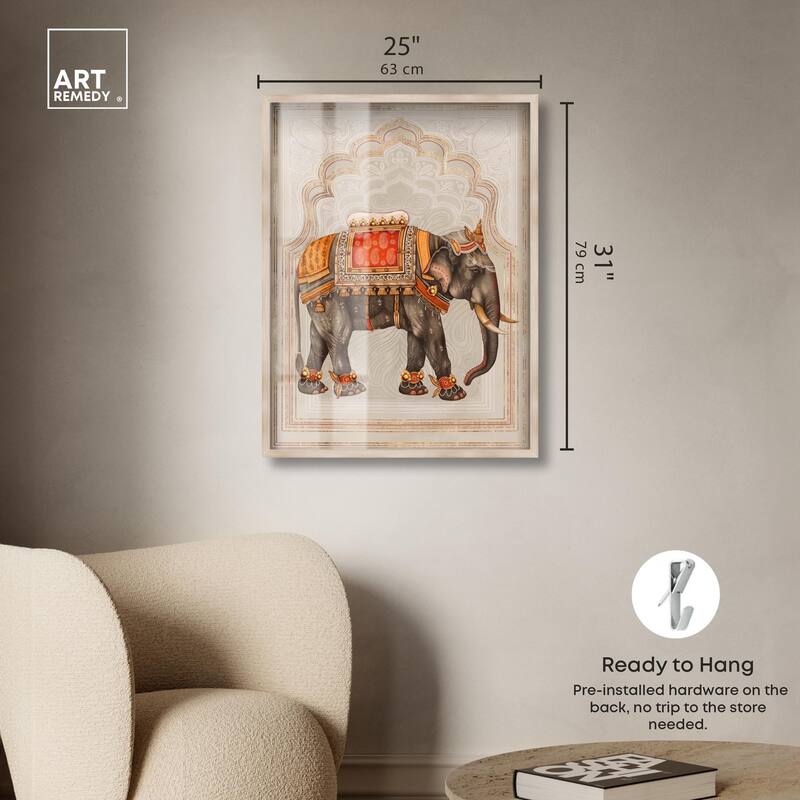 Elephant Queen Shadowbox by Art Remedy