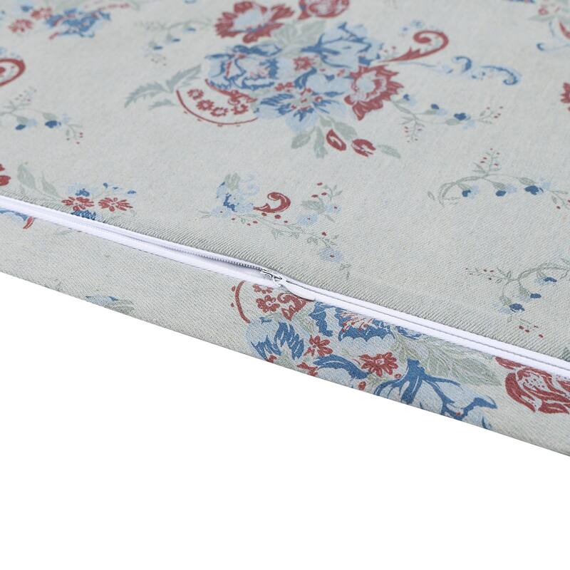 Tasha Polizzi for Paseo Road Rosabel Floral Western Design Washed Denim 3 Piece Comforter Set