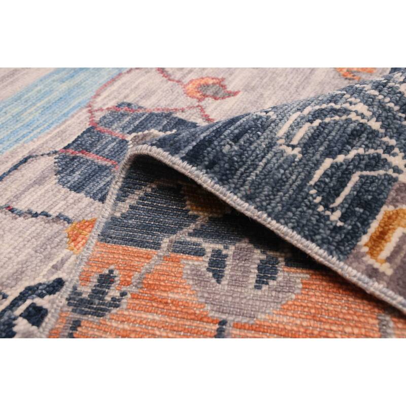 ECARPETGALLERY Hand-knotted Shalimar Grey Wool Rug - 9'1 x 12'1