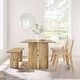 preview thumbnail 1 of 10, Amistad 60" Wood Dining Table and Bench Set