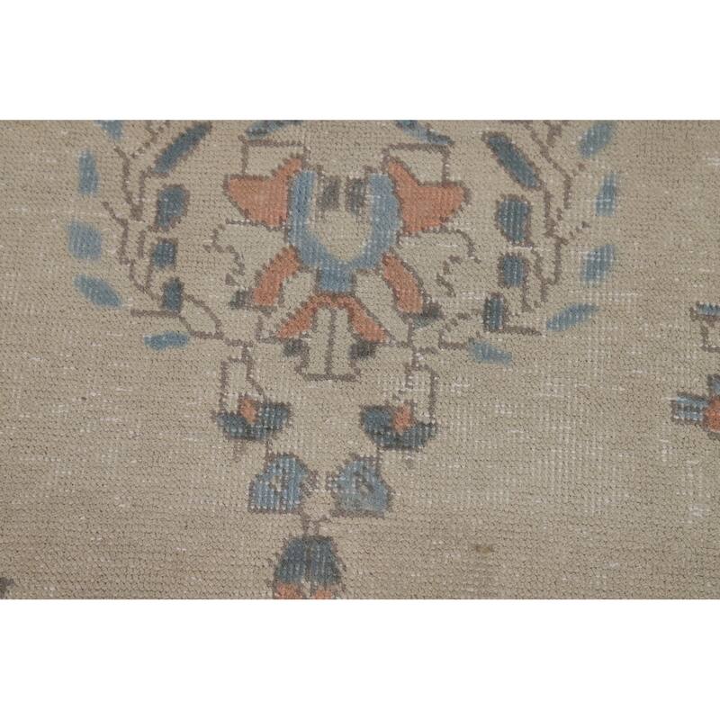 Traditional Tabriz Persian Area Rug Hand-Knotted Bedroom Wool Carpet - 6'5"x 8'11"