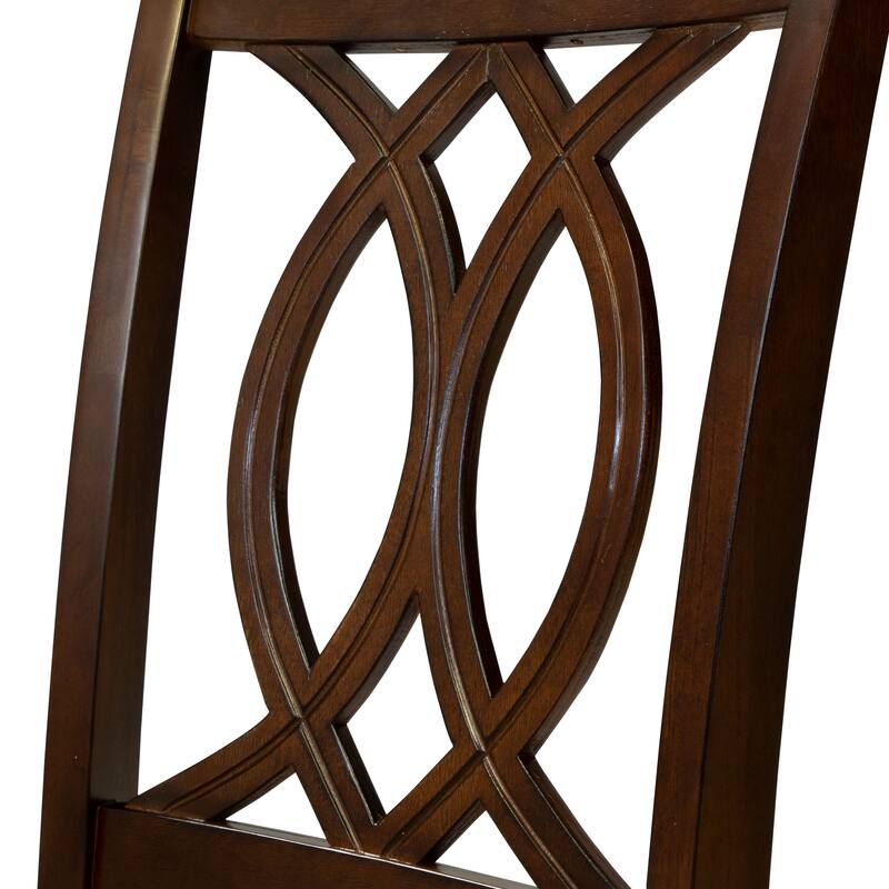 Wole Country Cherry Solid Wood 5-Piece Dining Set by Furniture of America