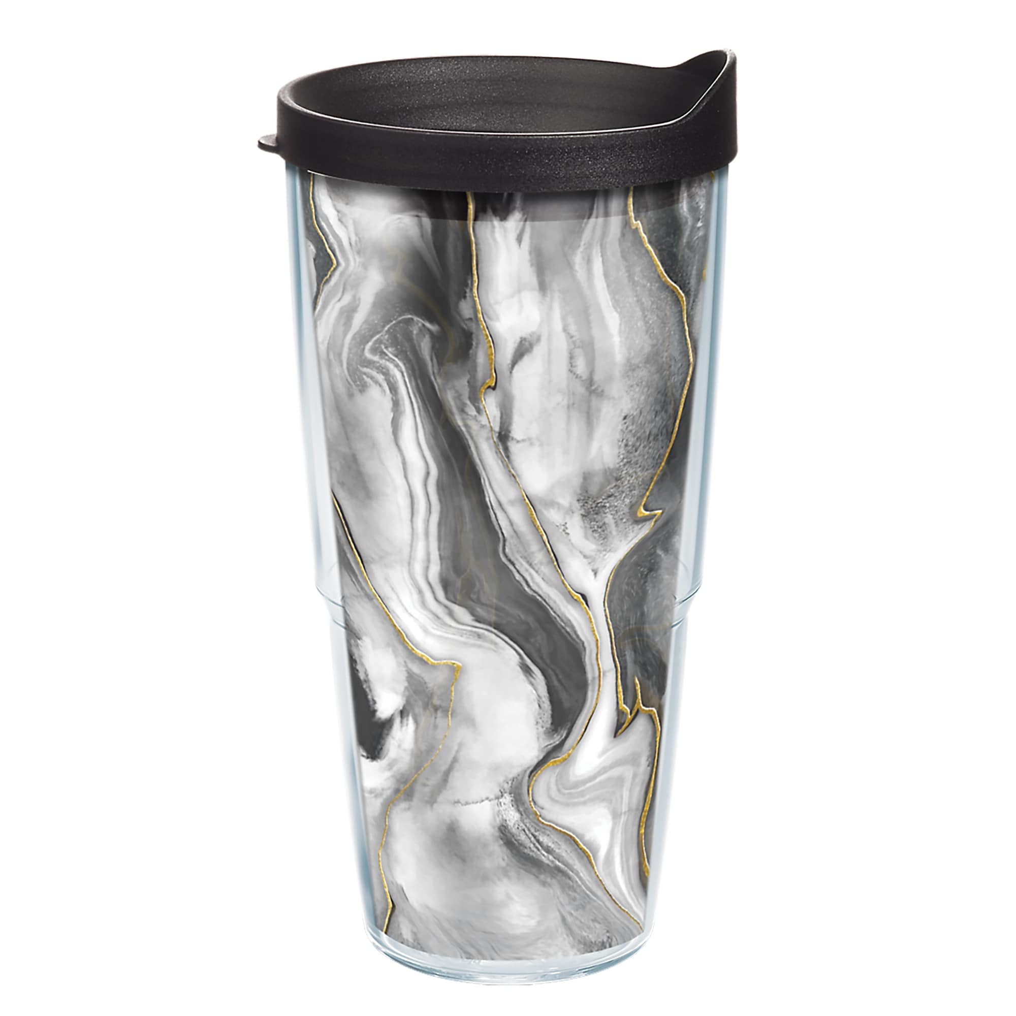 Tervis Marble Quicksilver Made in USA Double Walled Insulated Travel Tumbler, Classic