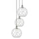Option Black Antique Brass / Clear Glass with White Rope