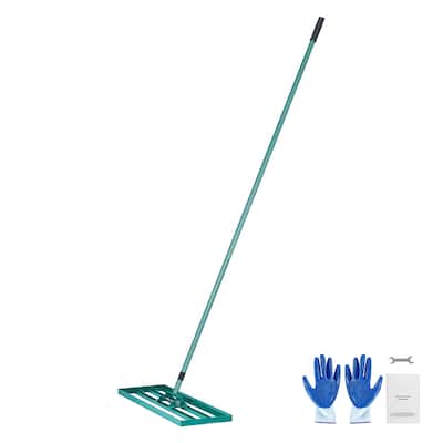 Lawn Leveling Rake Yard Leveling Rake Suit for Garden, Golf Lawn, Farm - 30"x10" Level