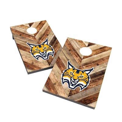 Quinnipiac University Bobcats 2x4 Cornhole Bag Toss Game