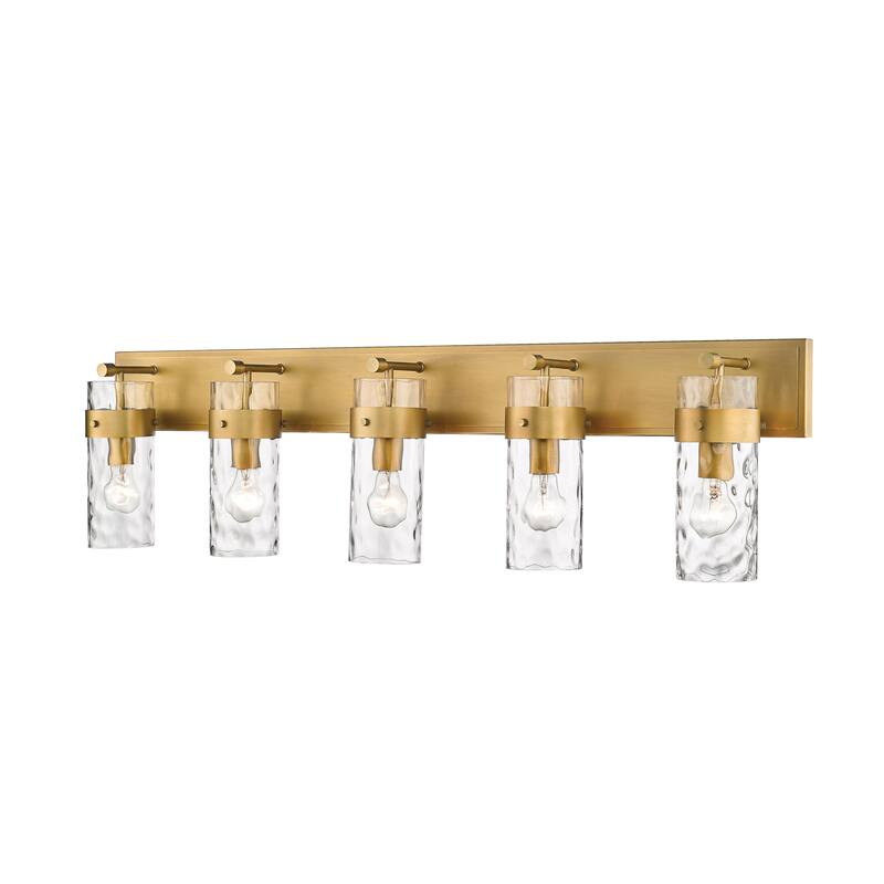 Bellevue ZBF53750 Vibius 5 Light 44" Wide Vanity Light - Rubbed Brass