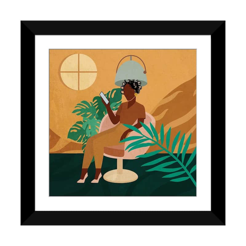 iCanvas "Salon No. 3" by Domonique Brown - Black - 24x24x1