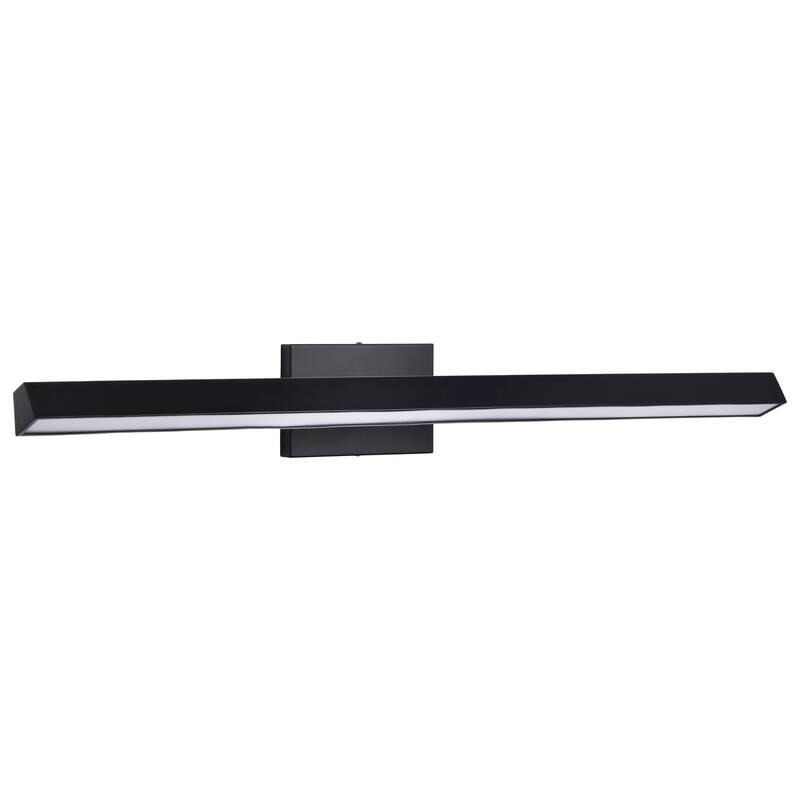 Mila 3 Foot LED Picture Light 3 CCT Selectable Black Finish Acrylic Lens