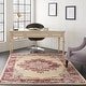 preview thumbnail 29 of 135, Nourison Grafix Distressed Vintage Medallion Area Rug 3' 9" x 5' 9" - Cream/Red