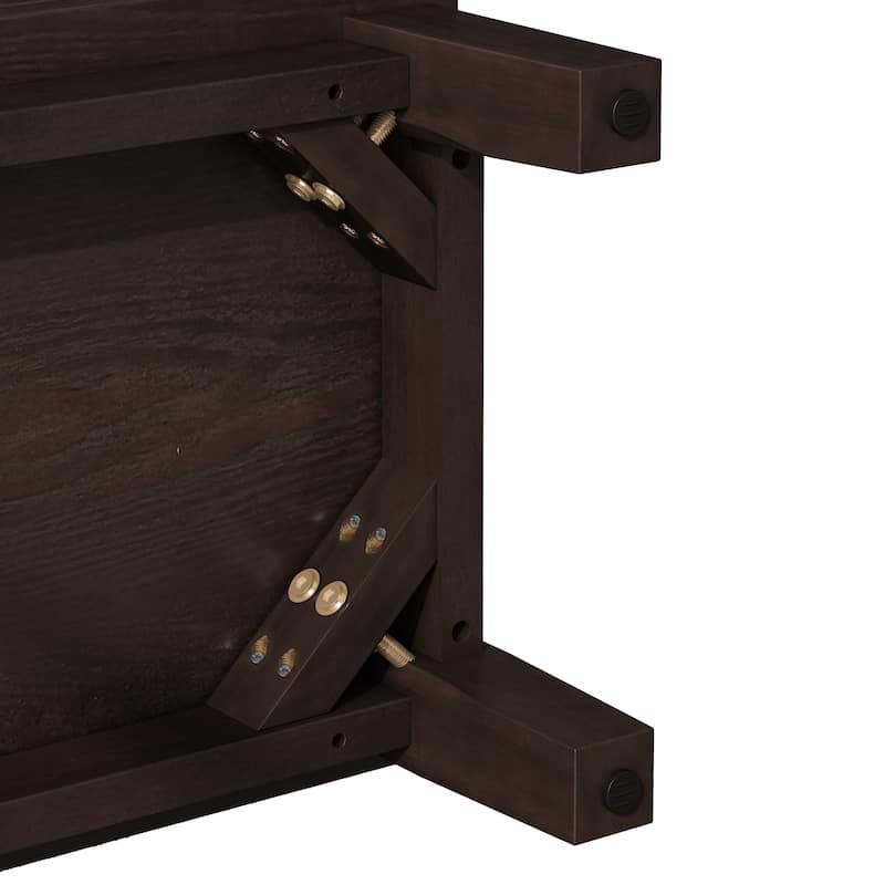 Mid-Century Modern TV Stand with 4 Drawers, Entertainment Console for TVs up to 75", Wood Media Center for Living Room