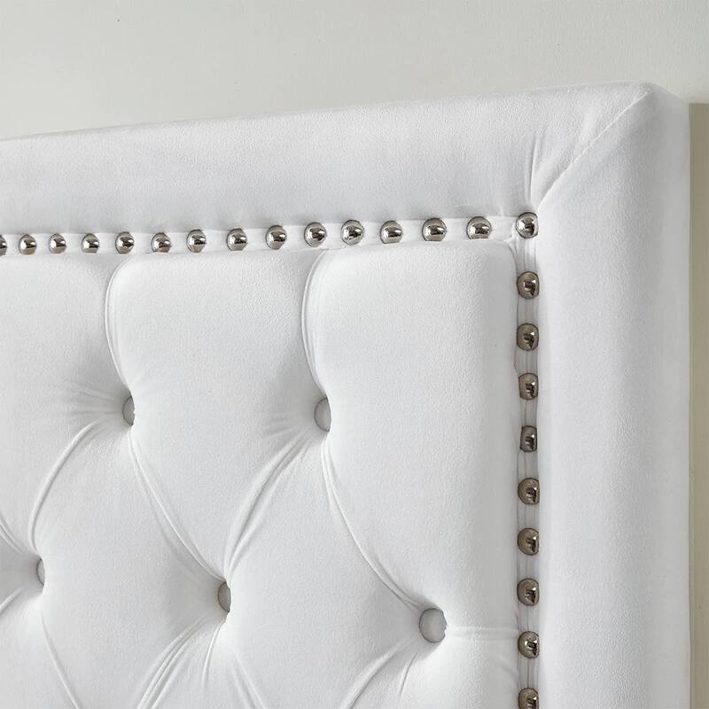 Tavira Allure® College Dorm Headboard with Legs - Tufted Rivet by DormCo