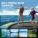 preview thumbnail 20 of 21, 12ft Portable Inflatable Recreational Water Bouncer Trampoline with 3-Step Ladder and Electric Air Pump