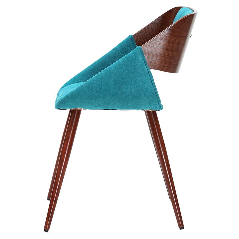 NPD Furniture Cyprus Upholstered Walnut Dining Chair