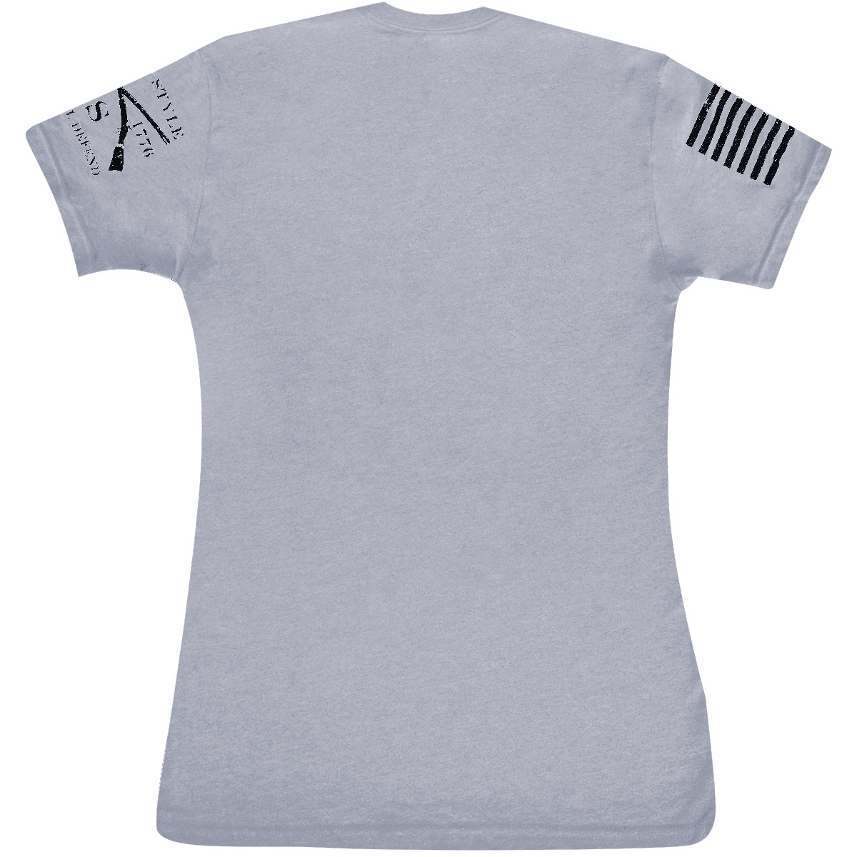 Heather Gray Grunt Style Merica Bourbon Shield T-Shirt
