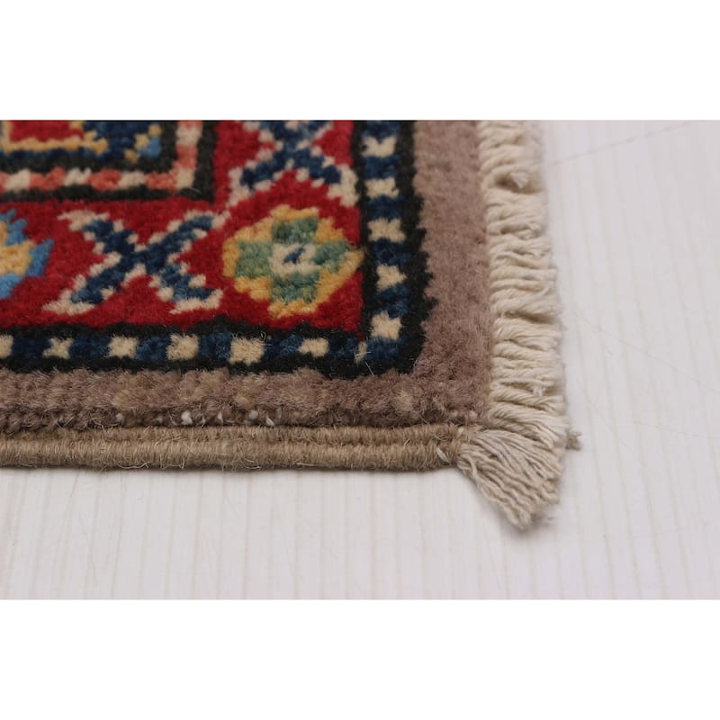 ECARPETGALLERY Hand-knotted Uzbek Ghazni Taupe Wool Rug - 3'3 x 4'9