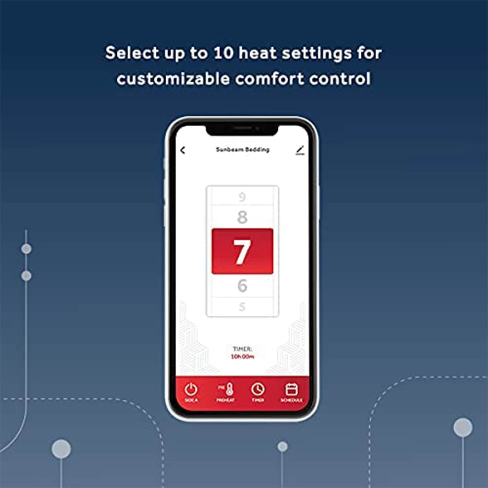 sunbeam lofttec heated blanket