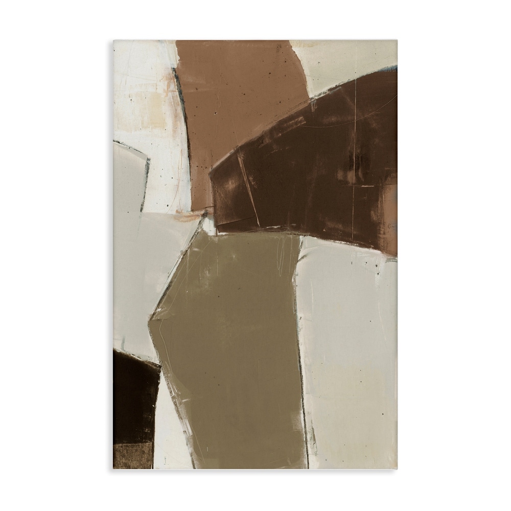 Stupell Contemporary Neutral Earth Tones Canvas Wall Art Design By Kippi Leonard