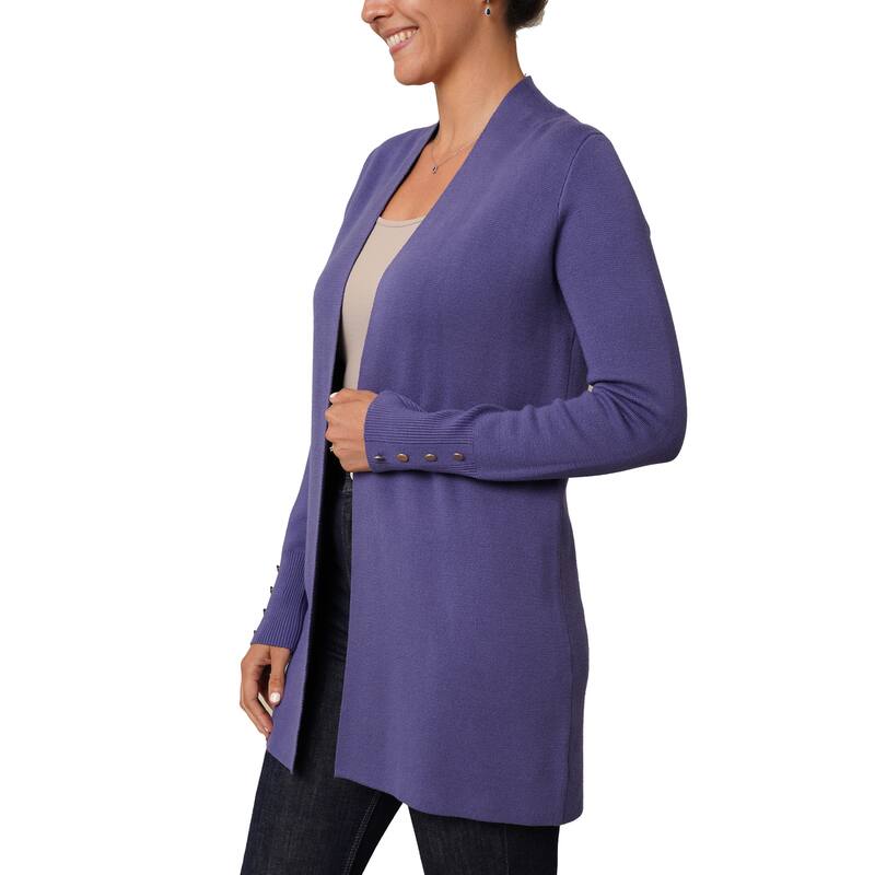 Cyrus Knit Open-Front Cardigan